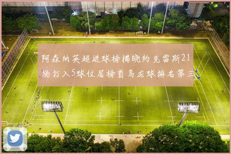 阿森纳英超进球榜揭晓约克雷斯21场打入5球位居榜首乌龙球排名第三
